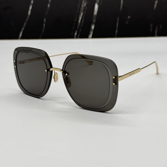 NEW ULTRADIOR SU B0A0 DIOR GOLD SMOKE WOMEN DIOR SUNGLASSES - Picture 1 of 12